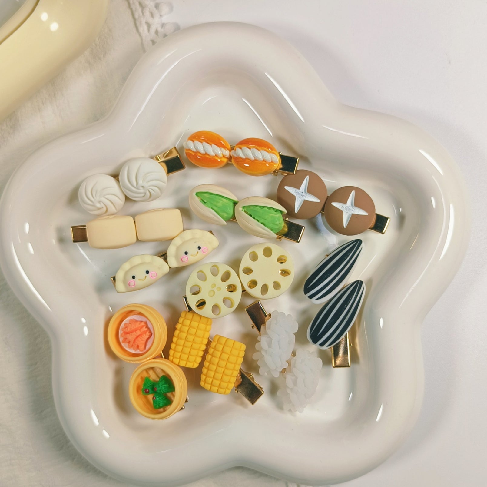 Wholesale Cute Imitation Food Play Fun Funny Hairpin